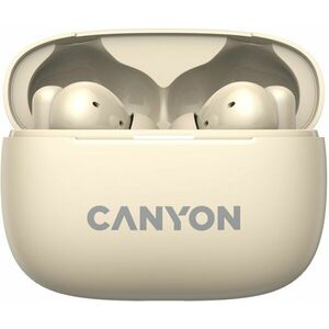 Canyon OnGo 10 ANC, TWS-10 ANC+ENC sluchátka s mikrofonem, béžová obraz