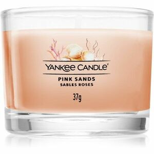 Yankee Candle Pink Sands votivní svíčka glass 37 g obraz
