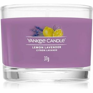 Yankee Candle Lemon Lavender votivní svíčka glass 37 g obraz
