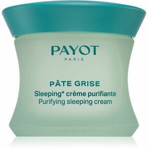 Payot Pâte Grise Sleeping Crème Purifiante noční regulační a čisticí pleťový krém pro mastnou a smíšenou pleť 50 ml obraz