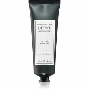 Depot No. 307 Black Gel stylingový gel pro tmavé vlasy 125 ml obraz