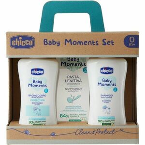 Chicco Baby Moments Clean & Protect dárková sada (pro děti od narození) obraz