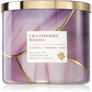 Bath & Body Works Cranberry Woods vonná svíčka 411 g obraz