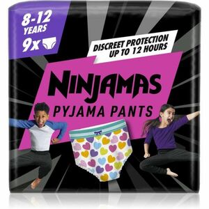 Pampers Ninjamas Pyjama Pants pyžamové plenkové kalhotky 27-43 kg Hearts 9 ks obraz