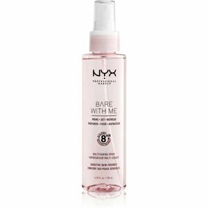 NYX Professional Makeup Bare With Me Prime-Set-Refresh Multitasking Spray lehký multifunkční sprej 130 ml obraz