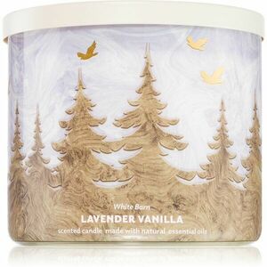 Bath & Body Works Lavender Vanilla vonná svíčka II. 411 g obraz