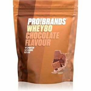 PRO!BRANDS Whey80 Protein syrovátkový protein příchuť Chocolate 500 g obraz