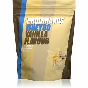 PRO!BRANDS Whey80 Protein syrovátkový protein příchuť Vanilla 500 g obraz