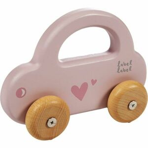Label Label Little Car hračka ze dřeva Pink 1 ks obraz
