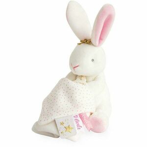 Doudou Gift Set Bunny Rabbit plyšová hračka pro děti od narození White Rabbit 1 ks obraz