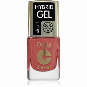Delia Cosmetics Coral Hybrid Gel gelový lak na nehty bez užití UV/LED lampy odstín 122 11 ml obraz