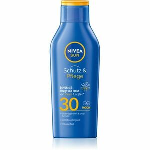 NIVEA SUN Protect & Moisture hydratační mléko na opalování SPF 30 400 ml obraz