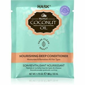 HASK Monoi Coconut Oil revitalizační kondicionér pro lesk a hebkost vlasů 50 ml obraz