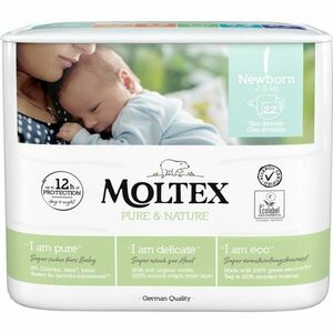 Moltex Pure & Nature Newborn Size 1 jednorázové EKO pleny 2 - 4 kg 22 ks obraz