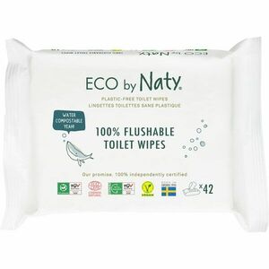 ECO by Naty Plastic-free Toilet Wipes vlhčené ubrousky pro děti 42 ks obraz