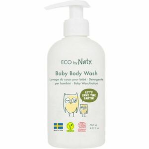 ECO by Naty Baby Body Wash čisticí a mycí gel pro děti a miminka 200 ml obraz