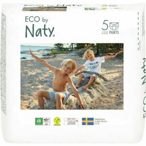 ECO by Naty Nappy Pants Junior Size 5 jednorázové plenkové kalhotky 12-18 kg 20 ks obraz
