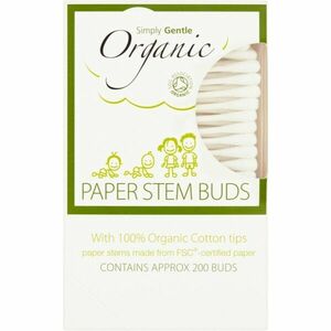 Simply Gentle Organic Paper Stem Buds vatové tyčinky 200 ks obraz