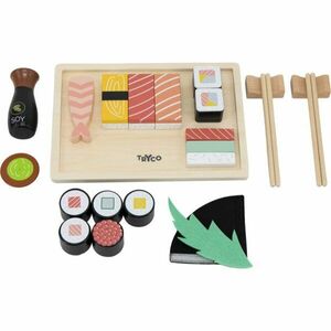 Tryco Wooden Sushi Set hračka ze dřeva 18m+ 1 ks obraz