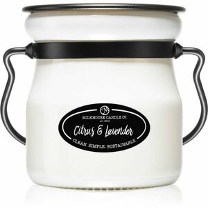 Milkhouse Candle Co. Creamery Citrus & Lavender vonná svíčka Cream Jar 142 g obraz