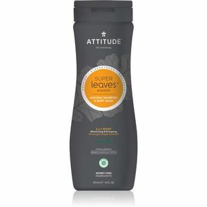 Attitude Super Leaves Sport Ginseng & Grape Seed Oil sprchový gel a šampon 2 v 1 pro muže 473 ml obraz