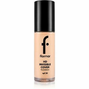 flormar HD Invisible Cover Foundation lehký make-up s rozjasňujícím účinkem SPF 30 odstín 040 Light Ivory 30 ml obraz
