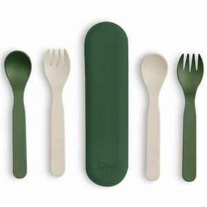 Citron Eco Cutlery Set příbor Green/ Cream 6m+ 5 ks obraz