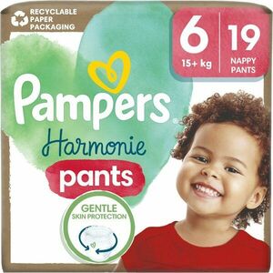 Pampers Harmonie Pants Size 6 plenkové kalhotky 15+ kg 19 ks obraz
