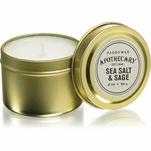 Paddywax Apothecary Sea Salt & Sage vonná svíčka v plechovce 56 g obraz