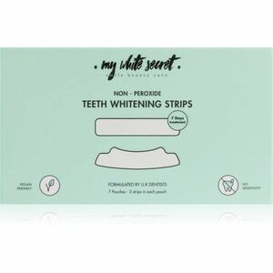 My White Secret Non - Peroxide Teeth Whitenings Strips bělicí pásky na zuby 7 ks obraz