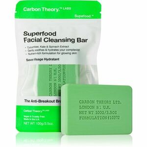 Carbon Theory Facial Cleansing Bar Superfood čisticí mýdlo na obličej Green 100 g obraz