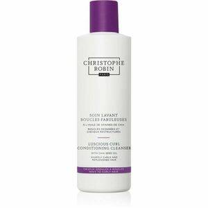 Christophe Robin Luscious Curl Conditioning Cleanser with Chia Seed Oil čisticí kondicionér pro vlnité a kudrnaté vlasy 250 ml obraz