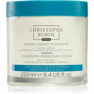 Christophe Robin Cleansing Purifying Scrub with Sea Salt čisticí šampon s peelingovým efektem 250 ml obraz