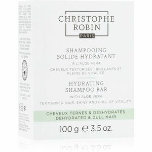 Christophe Robin Hydrating Shampoo Bar with Aloe Vera tuhý šampon pro suché a zcitlivělé vlasy 100 g obraz