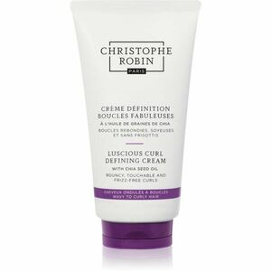 Christophe Robin Luscious Curl Defining Cream with Chia Seed Oil uhlazující krém pro vlnité a kudrnaté vlasy 150 ml obraz