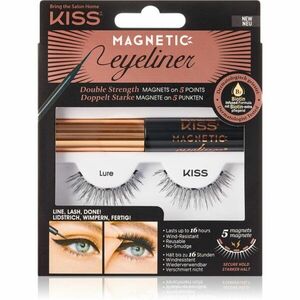 KISS Magnetic Eyeliner & Eyelash Kit magnetické řasy 01 Lure 1 pár obraz