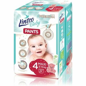 Linteo Baby Pants jednorázové plenkové kalhotky Maxi Premium 9-15 kg 22 ks obraz