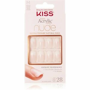 KISS Nude Nails Cashmere umělé nehty medium 28 ks obraz