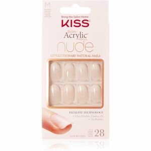 KISS Nude Nails Graceful umělé nehty medium 28 ks obraz