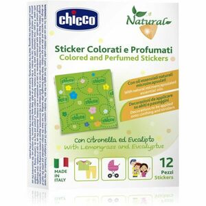 Chicco Natural Colored and Perfumed Stickers nálepky proti hmyzu 3 y+ 12 ks obraz