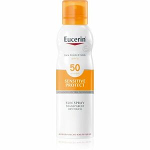 Eucerin Sun Sensitive Protect transparentní sprej na opalování pro citlivou pokožku SPF 50+ 200 ml obraz