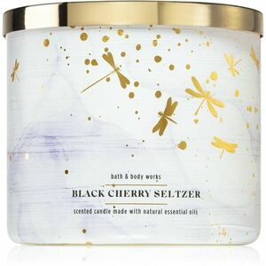 Bath & Body Works Black Cherry Seltzer vonná svíčka 411 g obraz
