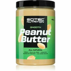 Scitec Nutrition Peanut Butter crunchy 100% ořechový krém Smooth 400 g obraz