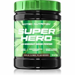 Scitec Nutrition Superhero podpora sportovního výkonu s kofeinem příchuť Cola-Lime 285 g obraz