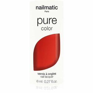 Nailmatic Pure Color lak na nehty ELLA- Rouge Corail / Coral Red 8 ml obraz