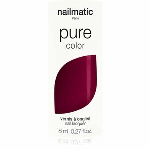 Nailmatic Pure Color lak na nehty FAYE-Bordeaux Red 8 ml obraz
