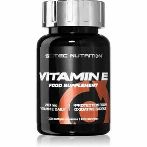 Scitec Nutrition Vitamin E kapsle pro podporu ochrany buněk před oxidativním stresem 100 cps obraz
