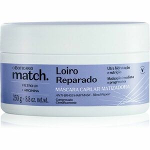 oBoticário Match regenerační maska pro blond vlasy 250 g obraz