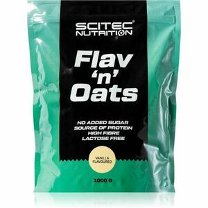 Scitec Nutrition Flav’n’Oats ovesné vločky bez lepku příchuť Vanilla 1000 g obraz