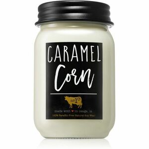 Milkhouse Candle Co. Farmhouse Caramel Corn vonná svíčka Mason Jar 368 g obraz